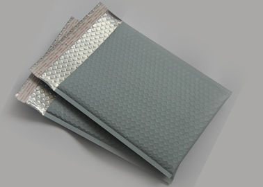 Gray Matte Metallic Bubble   Mailers, Vlakke Douane Gedrukte Opgevulde Enveloppen