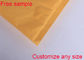 De gele Kraftpapier-Document Zelfklevende Verbinding Logo Printing Available van Postenveloppen